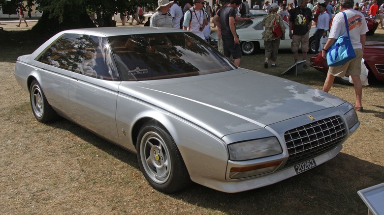 Grey metallic Ferrari Pinin concept