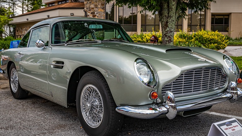 silver Aston Martin DB5