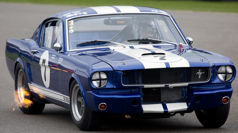 blue 1965 Ford Mustang Shelby GT350