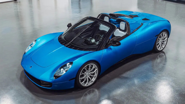 Gordon Murray Automotive T.33 Spider at the factory