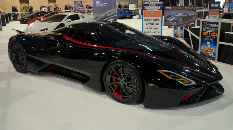 SSC Tuatara at auto show