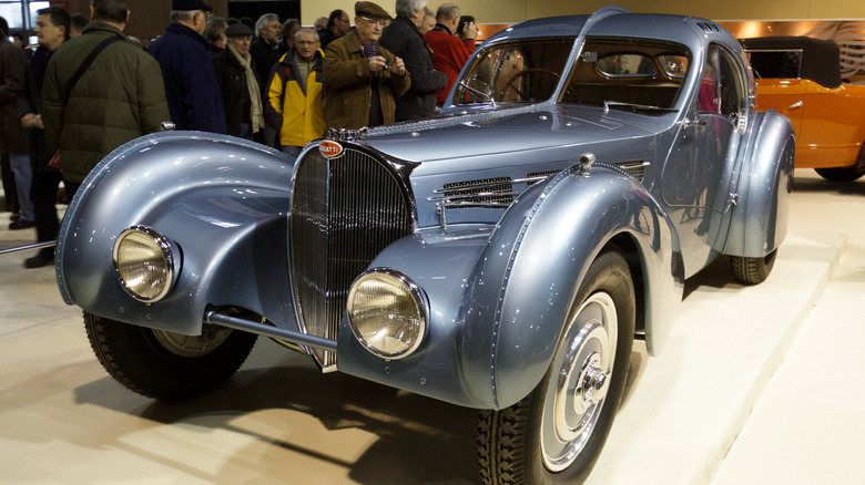 Bugatti Type 57 Atlantic at Retromobile Paris