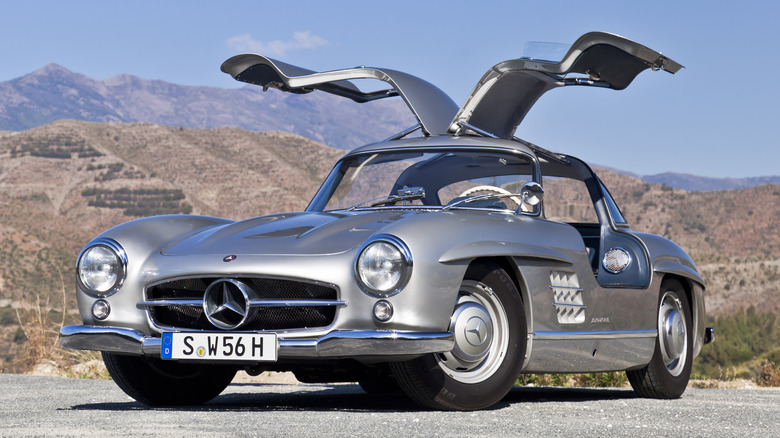 Mercedes-Benz 300 SL Gullwing with doors open