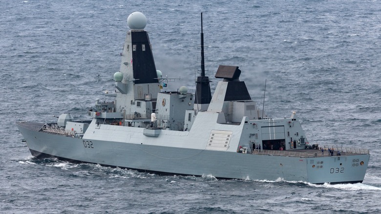 Type 45/Daring class destroyer on patrol