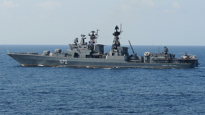 Russian Udaloy class destroyer