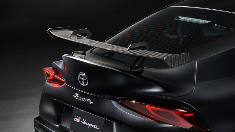 2025 Toyota GR Supra Final Edition rear end with spoiler