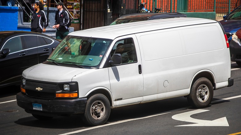 Chevrolet Express on the street