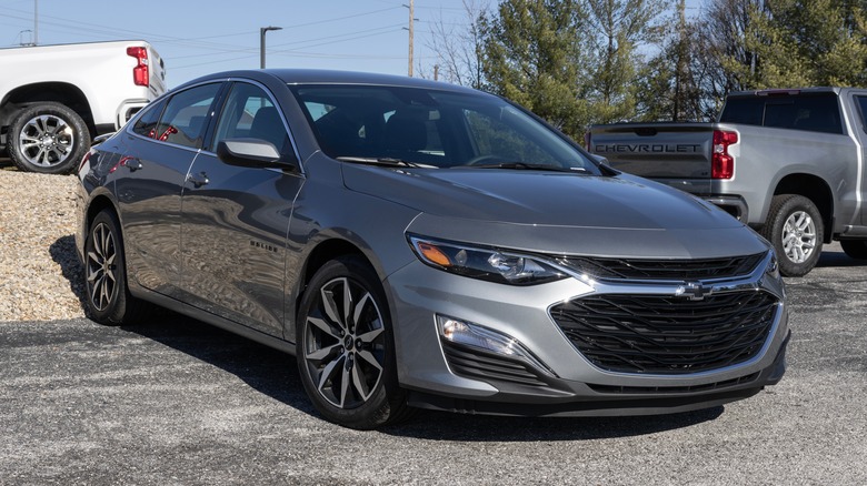 Chevrolet Malibu at dealership