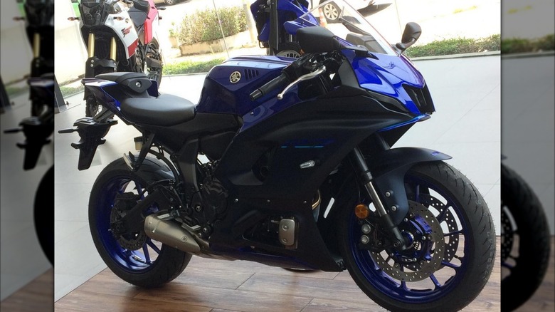 2021 Yamaha YZF-R7 in Yamaha Riders' Club Khon Kaen, Khon Kaen, Thailand