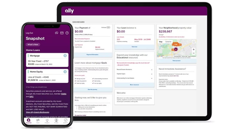 Ally mortgage mobile banking