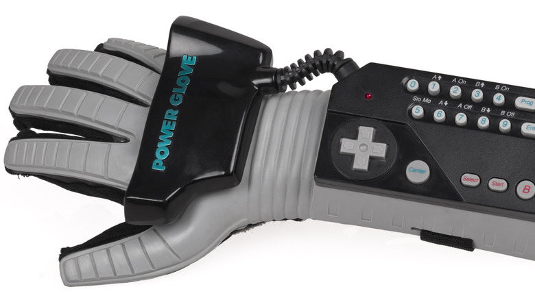 Power glove white background