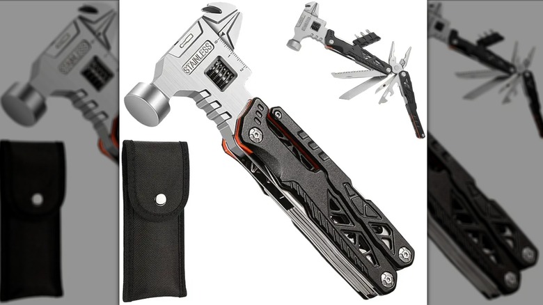 Upgraded Adjustable Wrench Multi-function Hammer