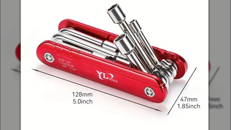 6pcs Mini Folding Socket Wrench Set