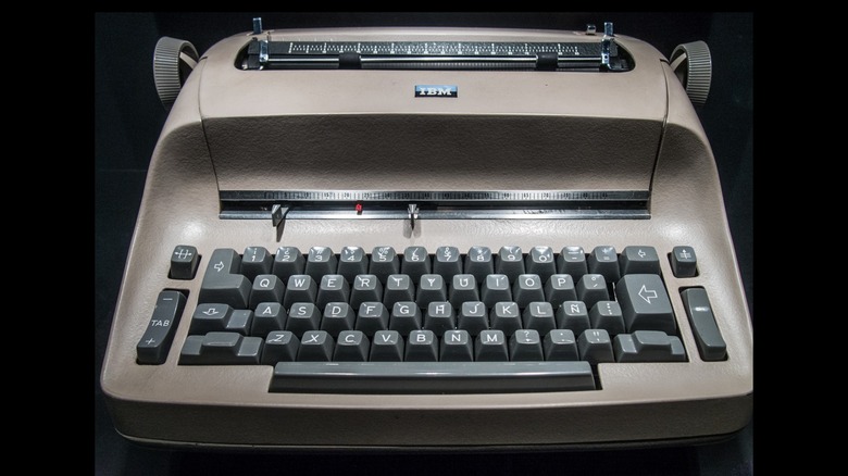 Vintage typewriter