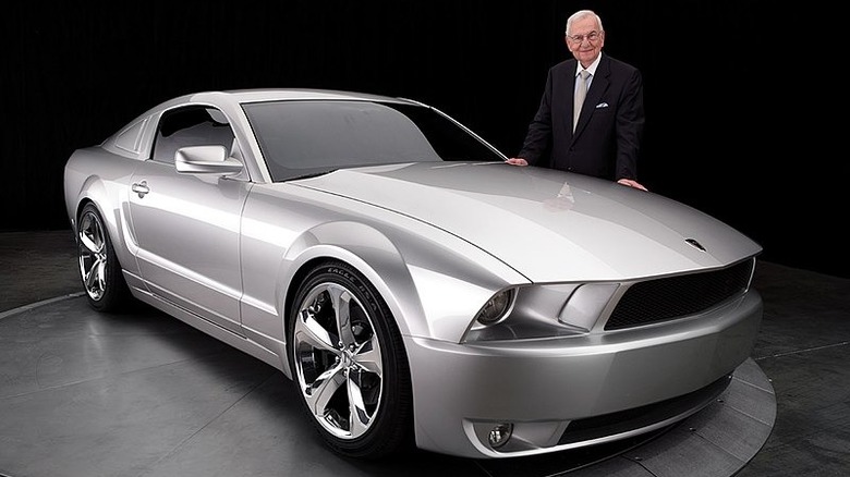 Lee Iacocca with Iacocca Edition Mustang