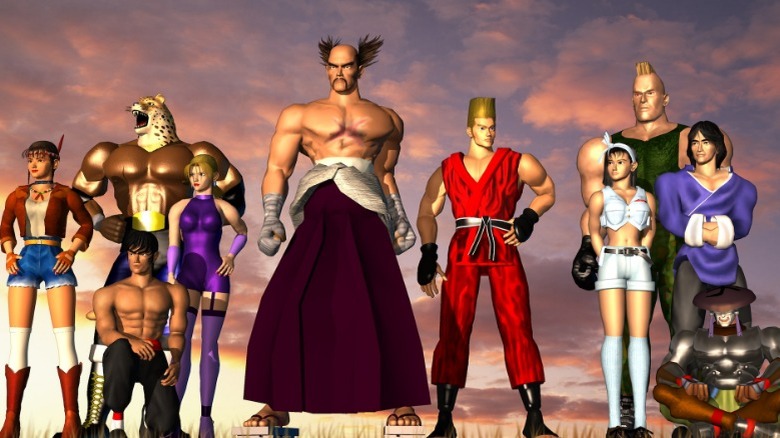 tekken 2 cutscene fighters playstation