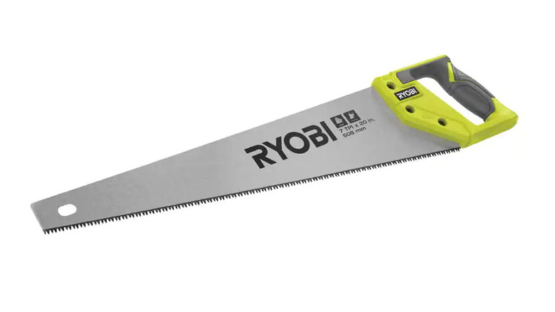 Ryobi 20 Inch 7 TPI Hand Saw with Steel Blade