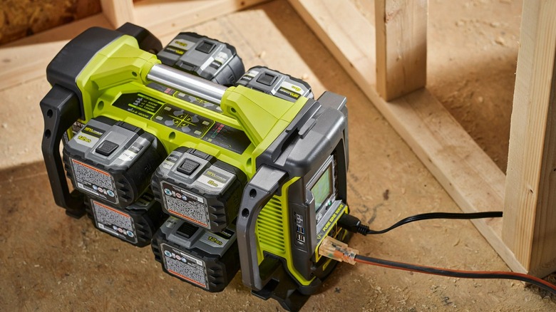 Ryobi power station in use