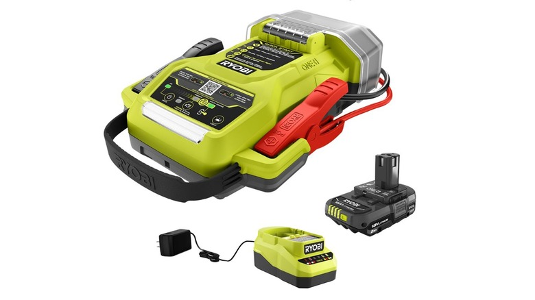 Ryobi jump starter kit