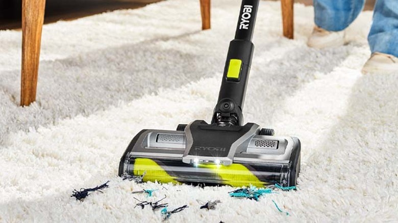 18V One+ Hp Advanced Stick Vacuum cleaning indoors