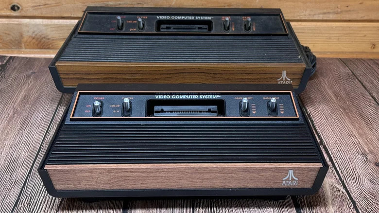 Classic Atari 2600 and new Atari 2600 Plus