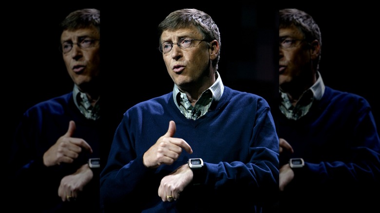 Bill gates wears a SPOT watch