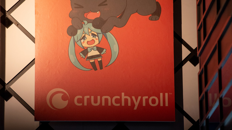 signage from Crunchyroll HQ