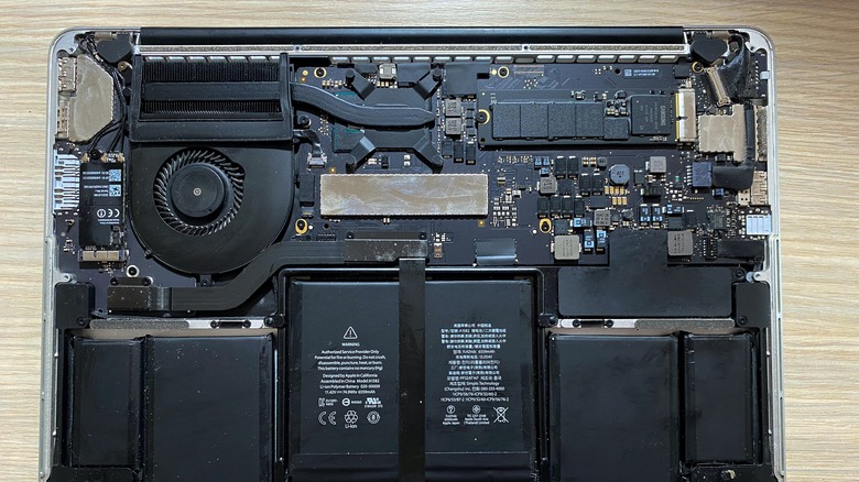 Inside of MacBook