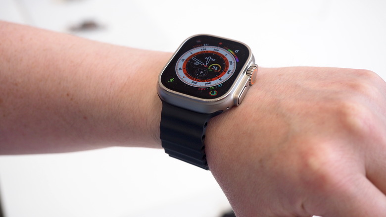 Apple Watch Ultra on wrist