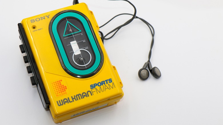 Yellow Sony Walkman