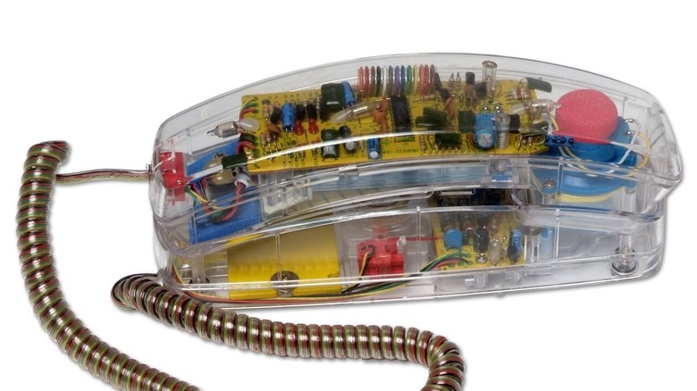 Transparent landline