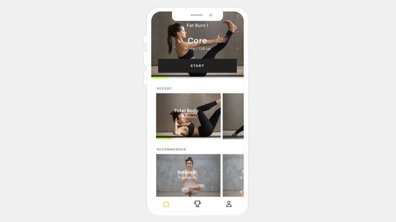 yoga go app showing different plans