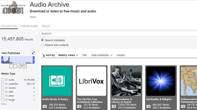 Internet Archive audio archive