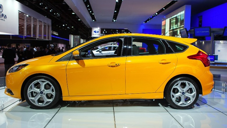 Yellow 2013 Ford Focus