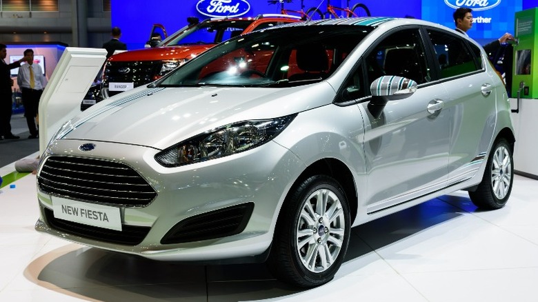 White 2014 Ford Fiesta 