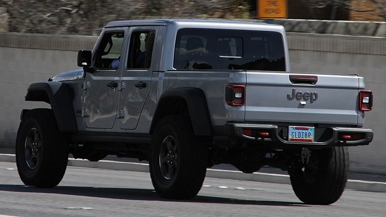 2020 Jeep Gladiator on the highway in Nevada