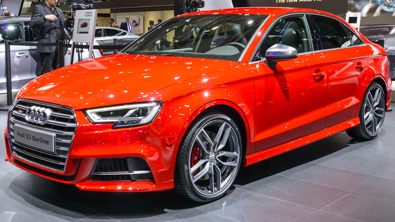 Audi S3 at show