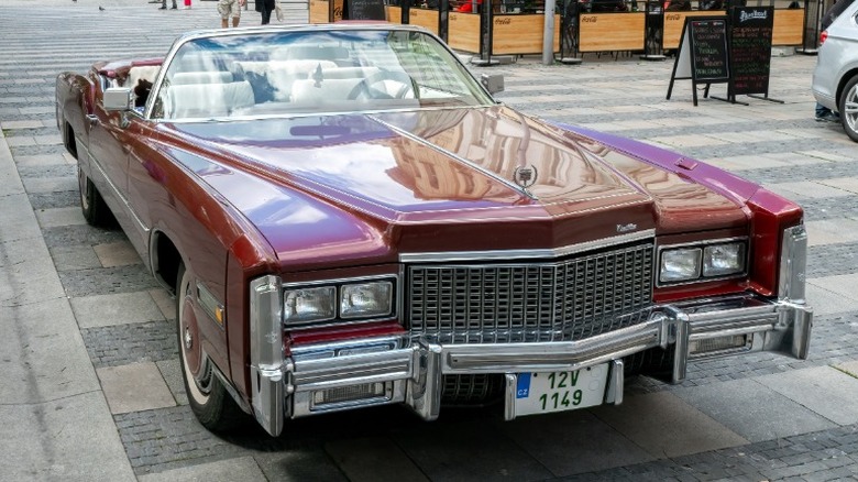 red 1975 Cadillac Eldorado