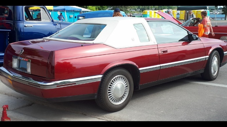 Red 1992 Cadillac Eldorado