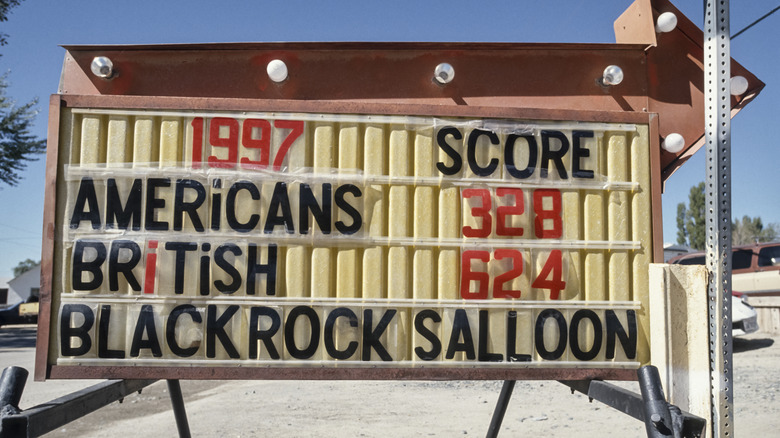 British vs American speed record scoreboard