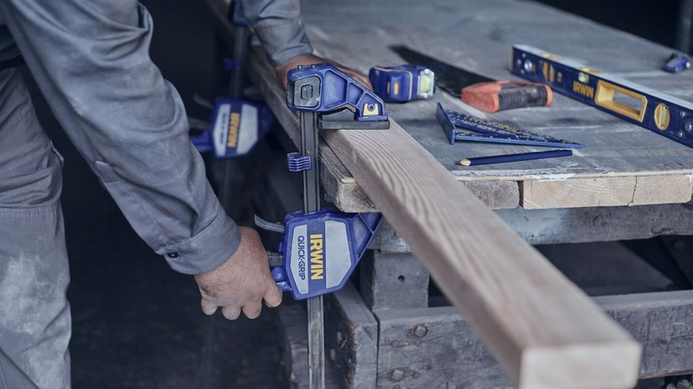 a variety of Irwin hand tools