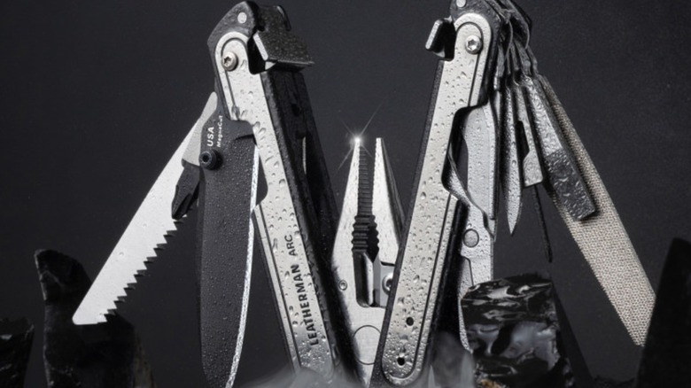 a Leatherman multitool