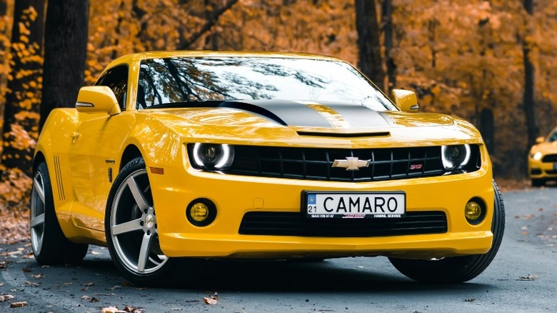 Yellow Chevrolet Camaro