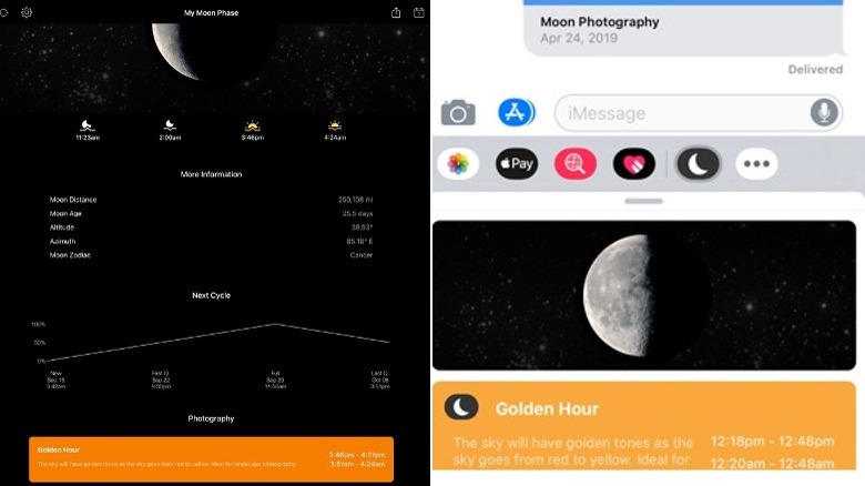 My Moon Phase Pro - Alerts app in iOS