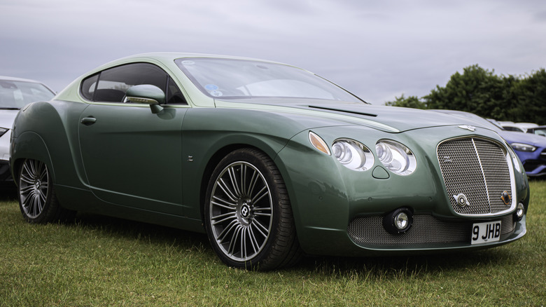 Bentley Continental GTZ on display