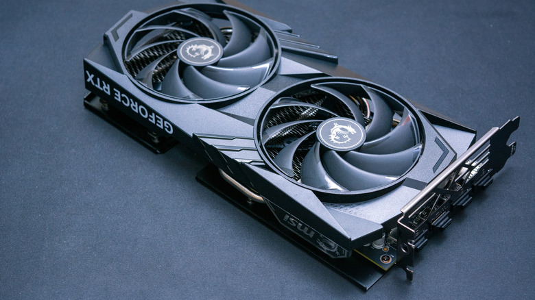 Graphics card dark background