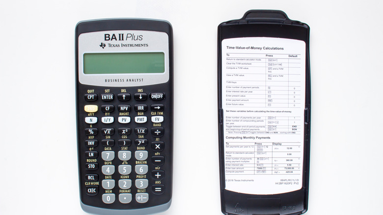 graphing calculator white background