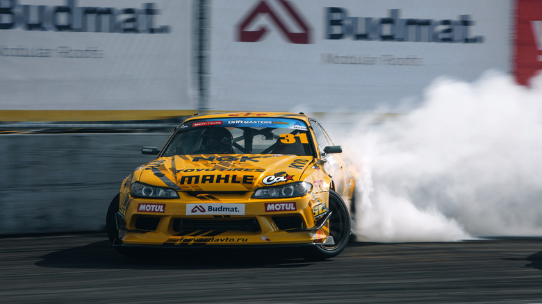 Nissan Silvia S15 at a drift competition