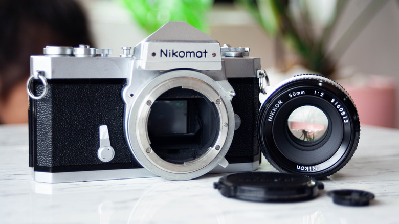 Nikomat film camera