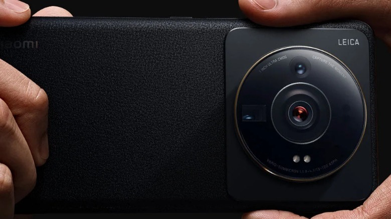 Xiaomi 12S Ultra Concept held like a camera